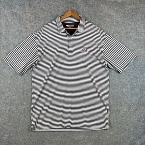 Texas A&M Onward Reserve Polo Shirt Mens XXL Maroon Striped Golf NCAA Aggies